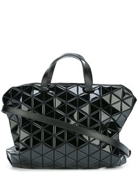 schwarze Shopper Tasche aus Leder von Bao Bao Issey Miyake