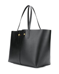 schwarze Shopper Tasche aus Leder von Versace