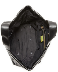 schwarze Shopper Tasche aus Leder von Deux Lux