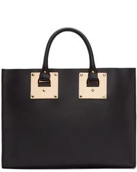 schwarze Shopper Tasche aus Leder von Sophie Hulme