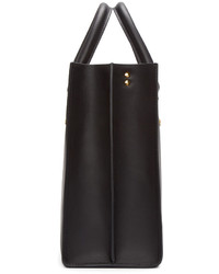 schwarze Shopper Tasche aus Leder von Sophie Hulme