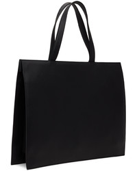 schwarze Shopper Tasche aus Leder von At.Kollektive