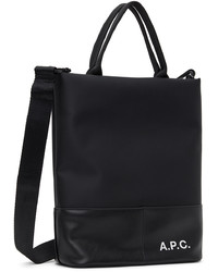 schwarze Shopper Tasche aus Leder von A.P.C.