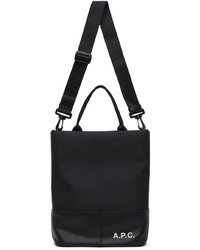 schwarze Shopper Tasche aus Leder von A.P.C.