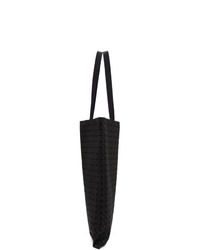 schwarze Shopper Tasche aus Leder von Bao Bao Issey Miyake