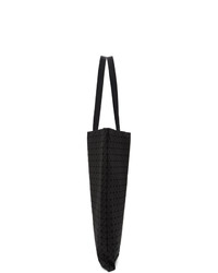 schwarze Shopper Tasche aus Leder von Bao Bao Issey Miyake