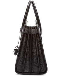 schwarze Shopper Tasche aus Leder von Saint Laurent