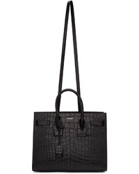 schwarze Shopper Tasche aus Leder von Saint Laurent