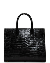 schwarze Shopper Tasche aus Leder von Saint Laurent