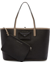 schwarze Shopper Tasche aus Leder von Marc by Marc Jacobs