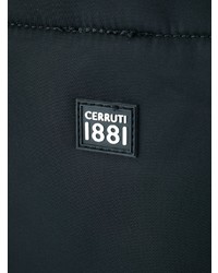 schwarze Shopper Tasche aus Leder von Cerruti 1881