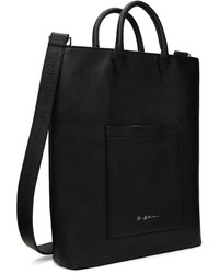 schwarze Shopper Tasche aus Leder von Han Kjobenhavn