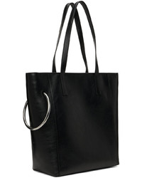 schwarze Shopper Tasche aus Leder von Dries Van Noten