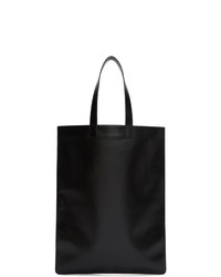 schwarze Shopper Tasche aus Leder von Comme des Garcons Wallets