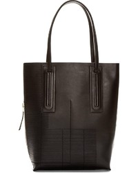 schwarze Shopper Tasche aus Leder von Rick Owens