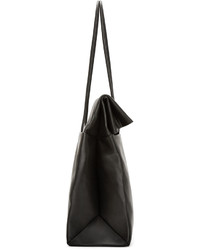 schwarze Shopper Tasche aus Leder von Maison Margiela