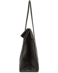 schwarze Shopper Tasche aus Leder von Maison Margiela