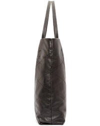 schwarze Shopper Tasche aus Leder von Lanvin