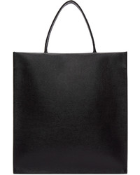 schwarze Shopper Tasche aus Leder von Versus