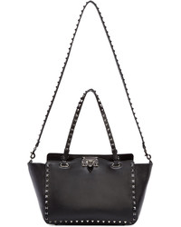 schwarze Shopper Tasche aus Leder von Valentino