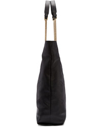schwarze Shopper Tasche aus Leder von Lanvin