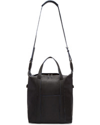 schwarze Shopper Tasche aus Leder von Maison Margiela