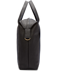 schwarze Shopper Tasche aus Leder von Maison Margiela