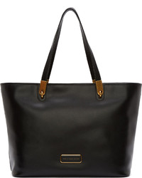 schwarze Shopper Tasche aus Leder von Marc by Marc Jacobs