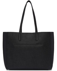 schwarze Shopper Tasche aus Leder von Versus