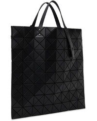 schwarze Shopper Tasche aus Leder von Bao Bao Issey Miyake