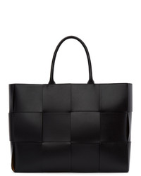 schwarze Shopper Tasche aus Leder von Bottega Veneta