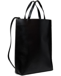 schwarze Shopper Tasche aus Leder von Ganni