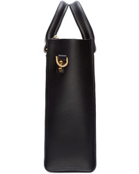 schwarze Shopper Tasche aus Leder von Sophie Hulme