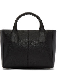 schwarze Shopper Tasche aus Leder von Alexander McQueen