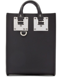 schwarze Shopper Tasche aus Leder von Sophie Hulme