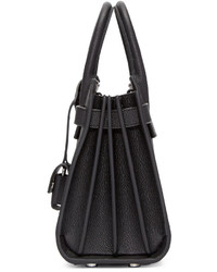 schwarze Shopper Tasche aus Leder von Saint Laurent