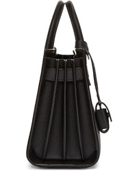 schwarze Shopper Tasche aus Leder von Saint Laurent