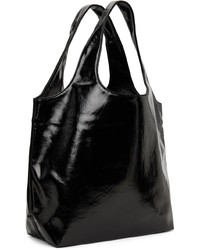 schwarze Shopper Tasche aus Leder von A.P.C.