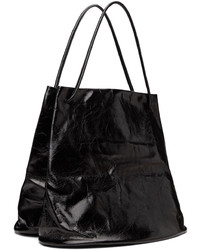 schwarze Shopper Tasche aus Leder von Gabriela Coll Garments