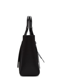 schwarze Shopper Tasche aus Leder von Prada