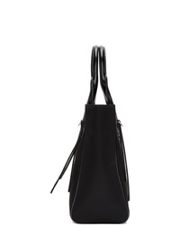 schwarze Shopper Tasche aus Leder von Prada