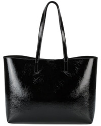 schwarze Shopper Tasche aus Leder von Saint Laurent