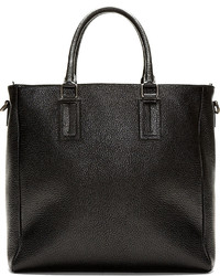 schwarze Shopper Tasche aus Leder von Dolce & Gabbana