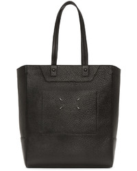 schwarze Shopper Tasche aus Leder von Maison Margiela