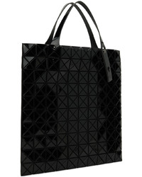 schwarze Shopper Tasche aus Leder von Bao Bao Issey Miyake