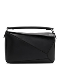 schwarze Shopper Tasche aus Leder von Loewe