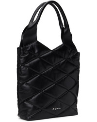 schwarze Shopper Tasche aus Leder von Han Kjobenhavn