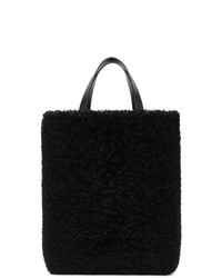schwarze Shopper Tasche aus Leder von Off-White
