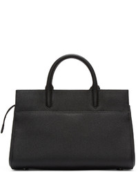 schwarze Shopper Tasche aus Leder von Saint Laurent