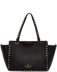 schwarze Shopper Tasche aus Leder von Valentino